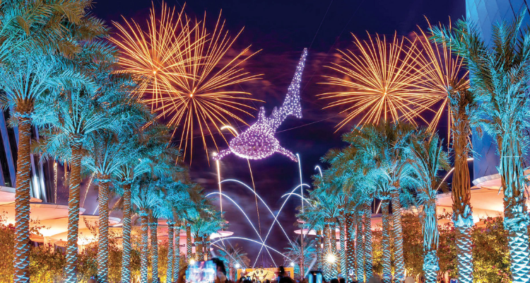 مدینة لوسيل تستعد لاستقبال العام الجديد بعروض ضوئية وألعاب نارية مبهرة