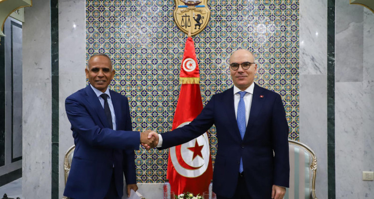 وزير الخارجية يتسلم أوراق اعتماد السفير الموريتاني الجديد