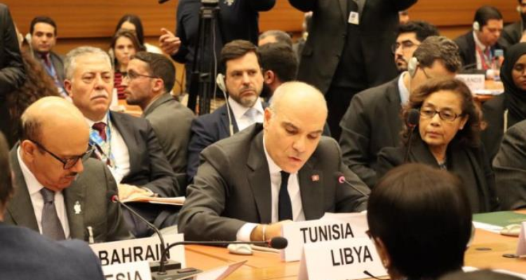 تونس تدعو المجتمع الدولي في جينيف إلى إنهاء تمكين الشعب الفل/سطي/ني من كافة حقوقه المشروعة