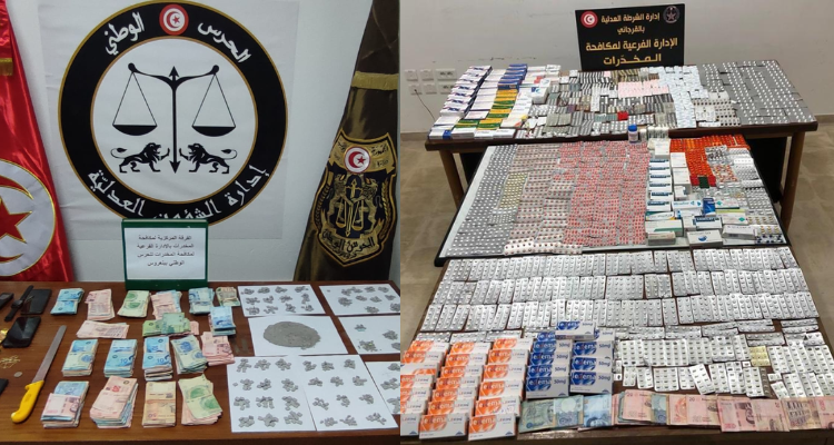 الداخلية: حجز أكثر من 6 آلاف قرص مخدّر