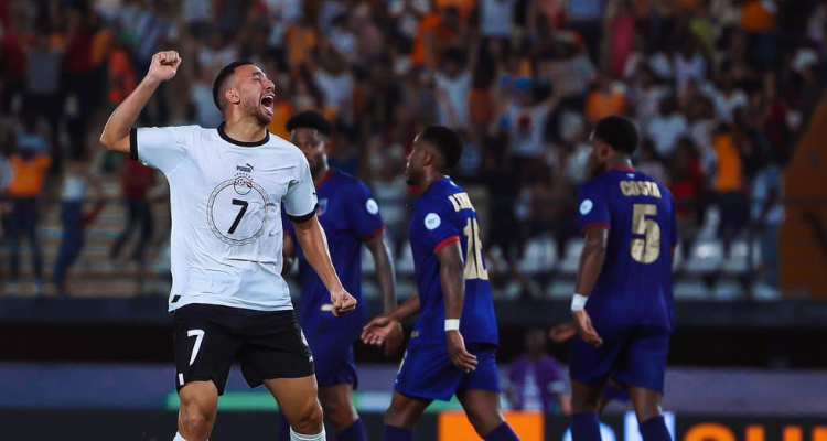 المنتخب المصري يتعادل مع الرأس ألأخضر ويتأهل الى الدور الثاني