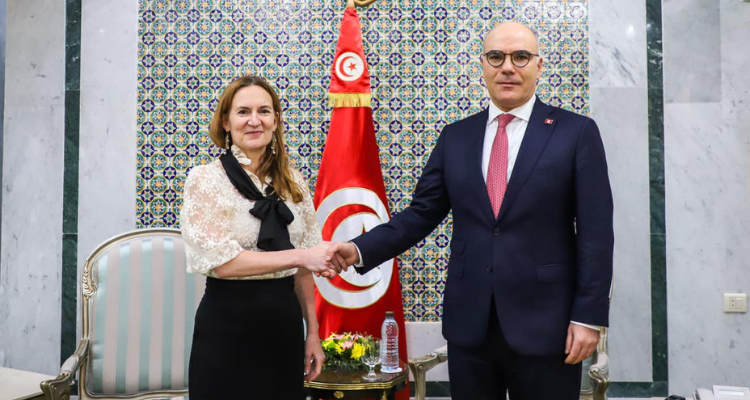 استرجاع الأموال المنهوبة أهم محاور لقاء نبيل عمار بسفيرة فرنسا لدى تونس