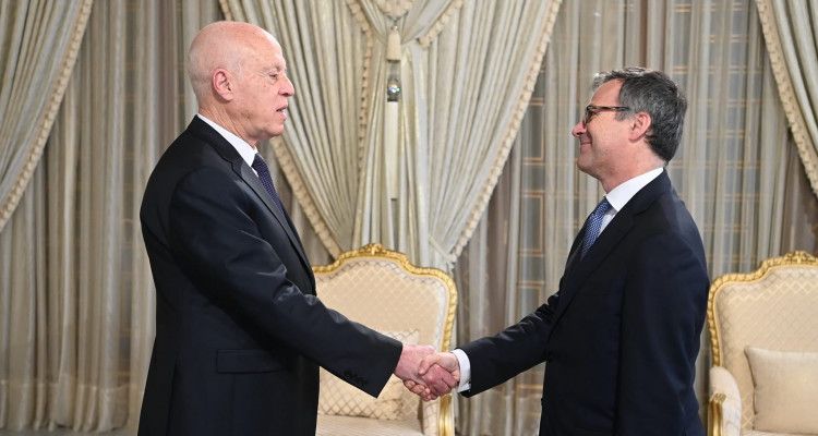 رئيس الجمهورية يلتقي السفير الإيطالي بتونس بمناسبة انتهاء مهامه