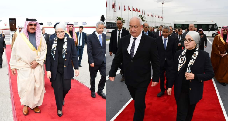 وزيرة العدل تستقبل وزيرا الداخلية البحريني والفلسطيني