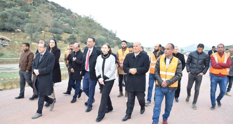 زغوان: وزيرة التجهيز تعطي إشارة انطلاق أشغال تهيئة وتهذيب حي المندرة