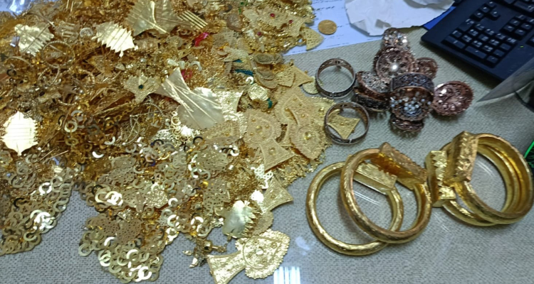 المهدية: الديوانة تحجز أكثر من 10 كلغ  من المصوغ