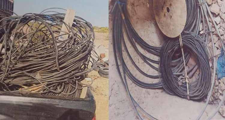 نابل : ضبط 4 أنفار  بصدد سرقة أسلاك نحاسية من شركة عمومية