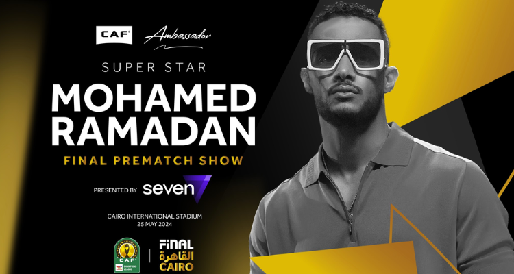 محمد رمضان يُحيي نهائي أبطال أفريقيا بين الأهلي والترجي