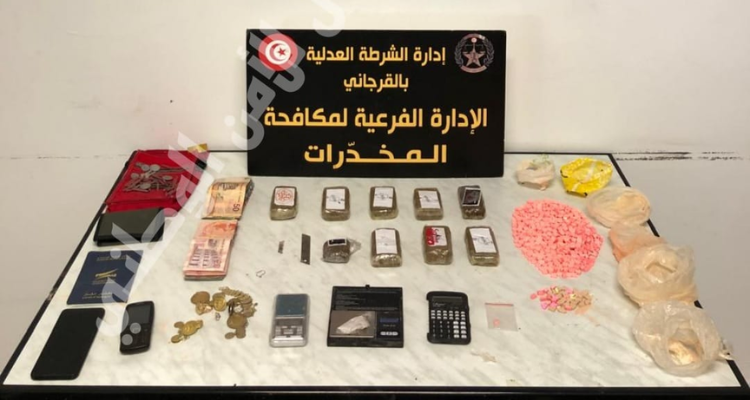 سوسة :حجز 9 صفائح من مخدّر ''الزطلة'' و500 قرص إكستازي
