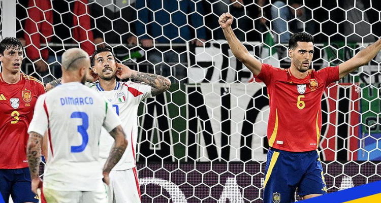 الماتادور الاسباني يحسم القمّة أمام إيطاليا ويتأهل الى ثمن نهائي أمم أوروبا