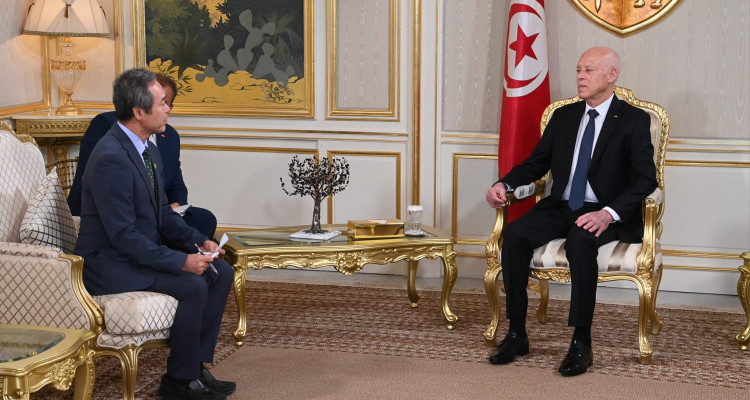 رئيس الجمهوية يستقبل سفير كوريا بتونس  بمناسبة انتهاء مهامه