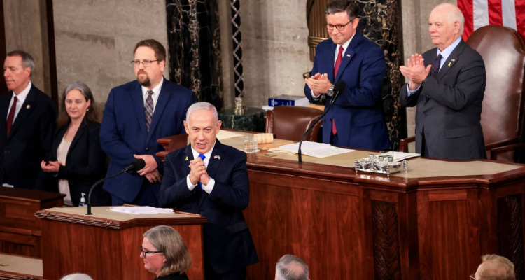 حم/اس: خطاب نتنياهو أمام الكونغرس ''حفلة أكاذيب''