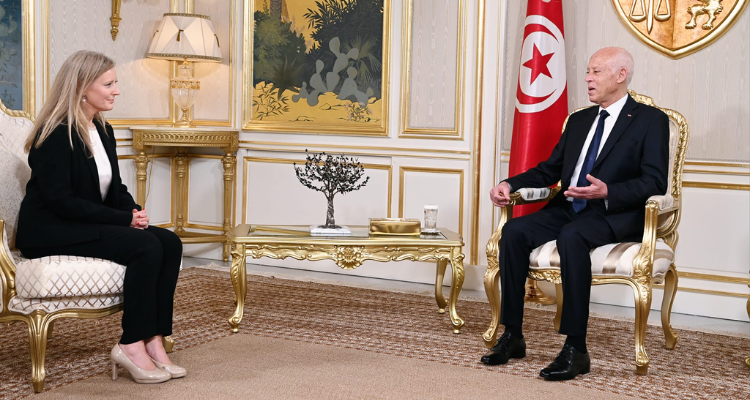 رئيس الدّولة يستقبل سفيرة بريطانيا بمناسبة انتهاء مهامها