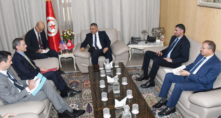 وزير الداخلية يستقبل سفير الولايات المتحدة الأمريكية بتونس