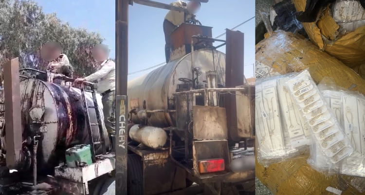 مارث: إحباط عملية تهريب بضاعة بقيمة 800 ألف دينار في شاحنة معدلة