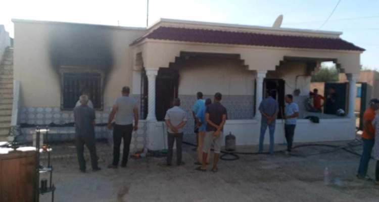 تضرر طفل اثر اندلاع حريق بمنزل في باجة