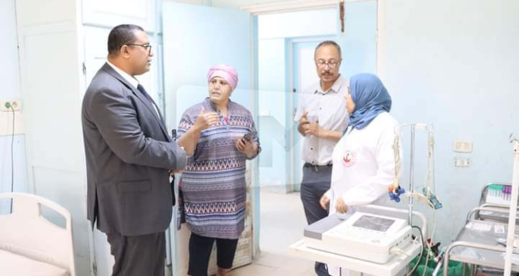 والي قبلي يطلع على عدد من المشاريع بالمستشفى الجهوي بالجهة