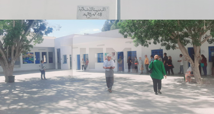 نور الدين الجويني: نسبة اقبال الناخبين مرتفعة بمركز الاقتراع بمدرسة 18 نهج الهند بالعاصمة