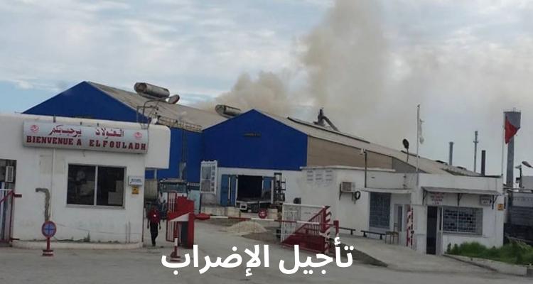 بنزرت : تأجيل اضراب أعوان مصنع الفولاذ بمنزل بورقيبة