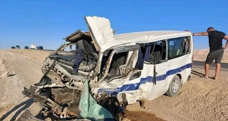 بين القيروان و بوحجلة :6 اصابات في حادث اصطدام ''لواج" وسيارة 