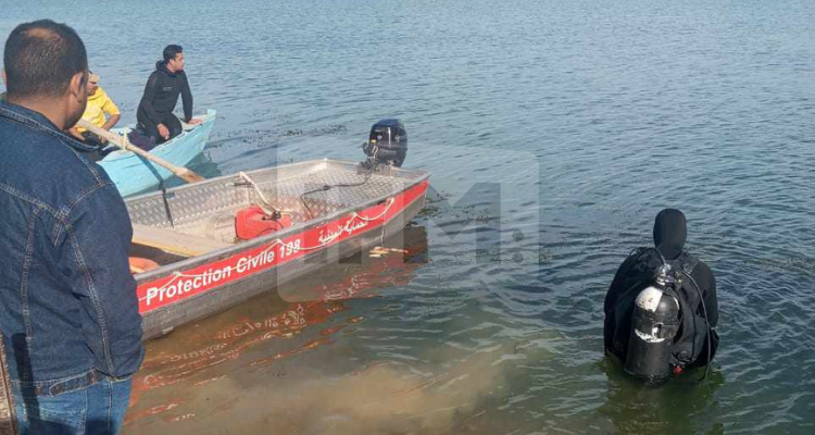 انتشال جثة الصياد الغريق بسد سيدي سالم