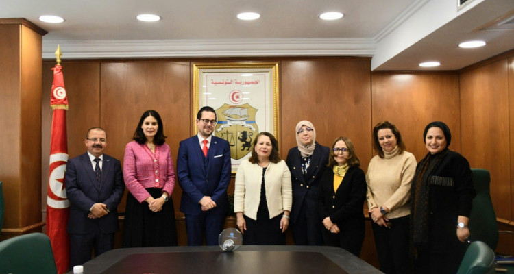وزيرة الصناعة تلتقي وفدا رفيع المستوى عن منظمة الأمم المتحدة للتنمية الصناعية