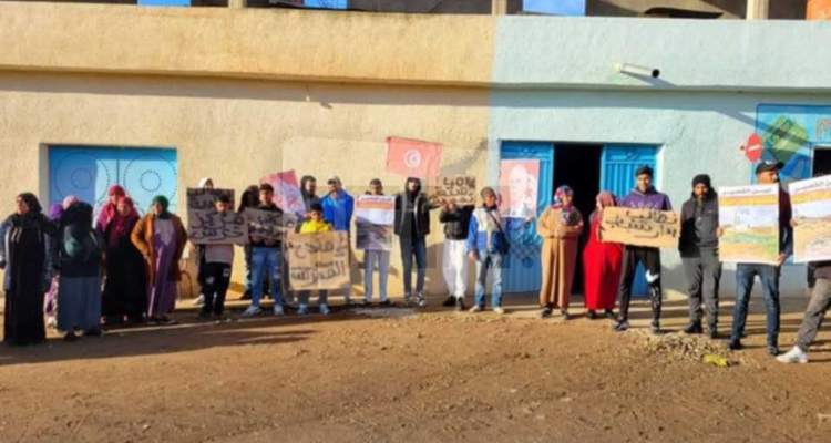 جندوبة: أهالي عين القصير يحتجون بسبب التلوث البيئي