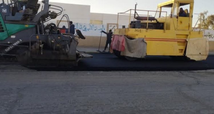 قبلي: تواصل تعبيد الطريق الحهوية رقم 206 على مستوى مدخل مدينة دوز 