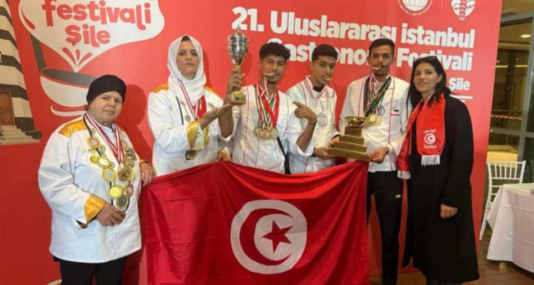 بطولة العالم لفنون الطهي والحلويات فلك اسطنبول: تونس تفوز بكأس البطولة العالمية