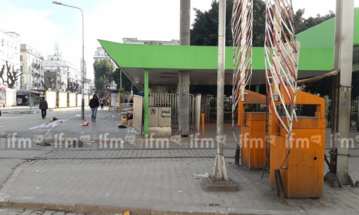 بالصور: إضراب 17 جانفي يلقي بضلاله على العاصمة