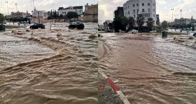 Sousse après quelques minutes de pluie !