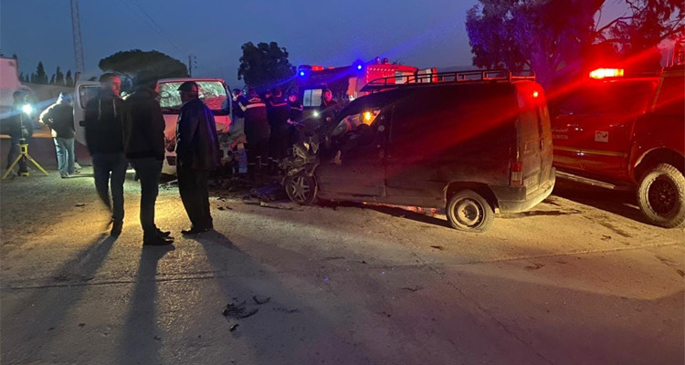 Nabeul : Un accident de la route fait un mort et 8 blessés