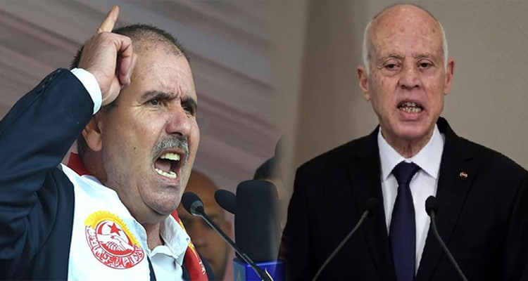 Kais Saied répond à Noureddine Taboubi