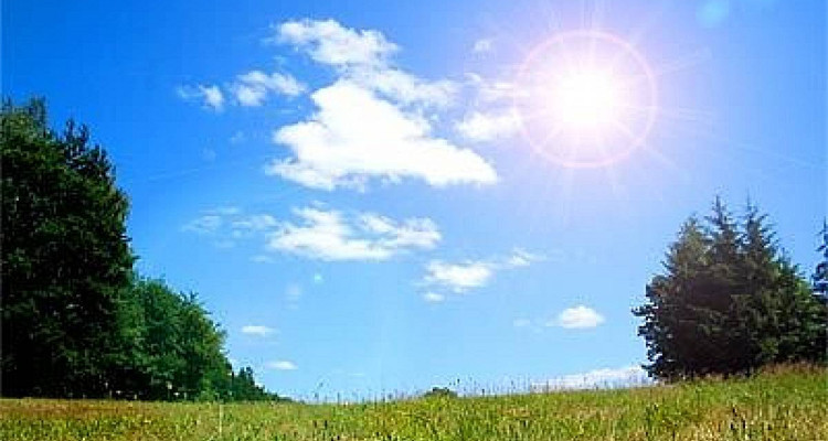 Météo : Un ciel ensoleillé
