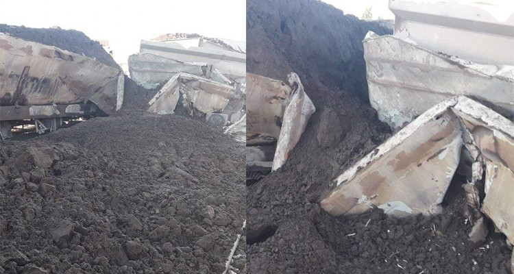 Gafsa : déraillement d’un train transportant du phosphate