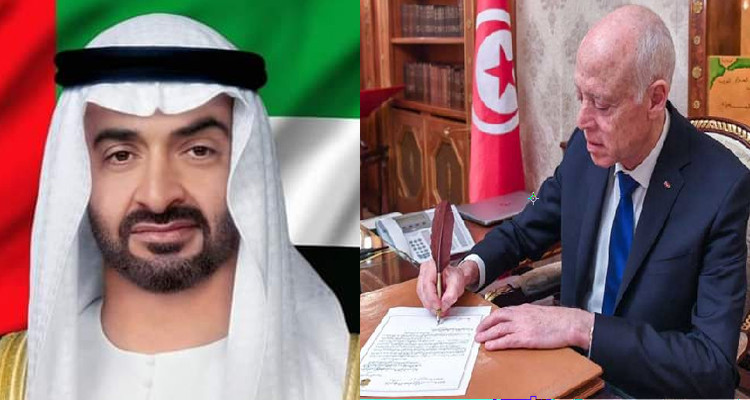 Le chef de l’Etat envoie une lettre au prince héritier d’Abou Dhabi