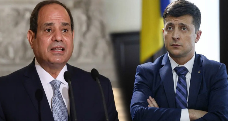 Sissi reçoit un appel téléphonique de Zelensky