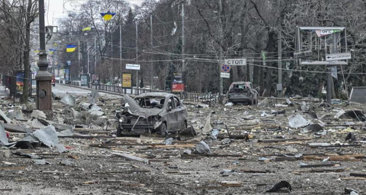 Président ukrainien : le bombardement de Kharkiv est du terrorisme