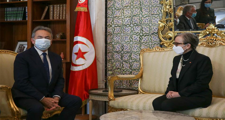 Najla Bouden reçoit le représentant spécial du président français