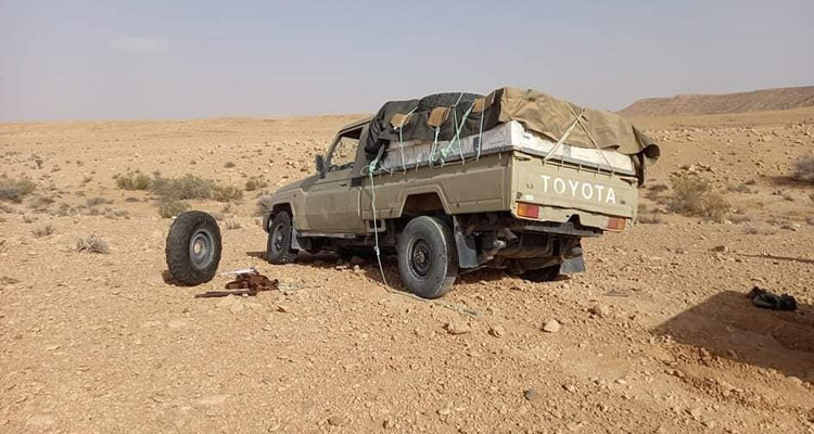 La Garde douanière intercepte un véhicule 4x4 chargé de cigarettes