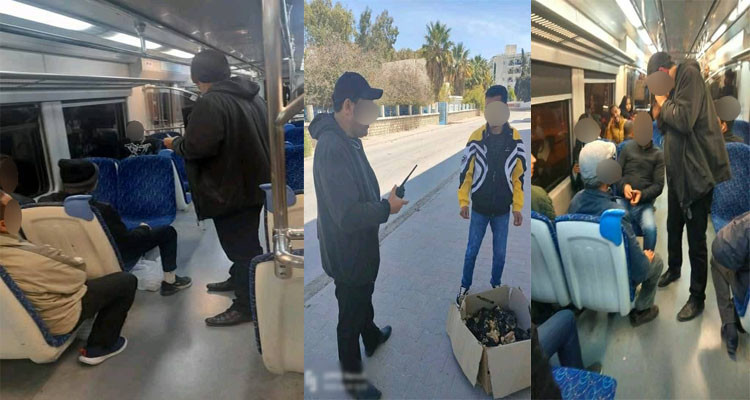 Campagne sécuritaire dans le train de la banlieue sud