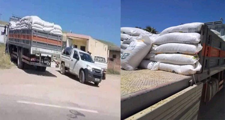 Saisie d’un camion chargé de 20 tonnes de fourrages