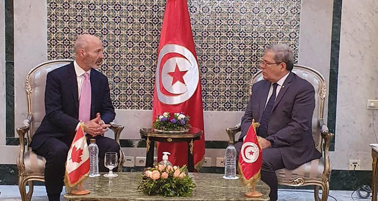 Othman Jerandi reçoit l’ambassadeur du Canada en Tunisie