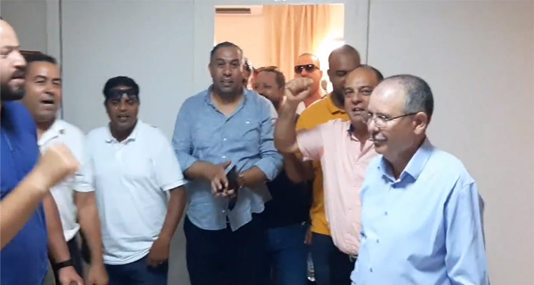 Les syndicats du transport de Tunis au bureau de Noureddine Tabboubi