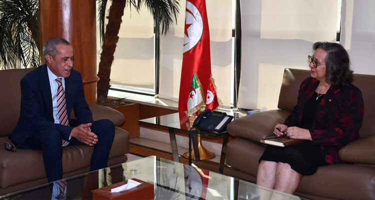 La ministre de l’Industrie reçoit l’ambassadeur d’Algérie en Tunisie