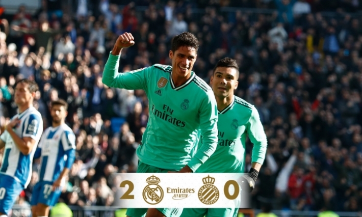 ريال مدريد يتصدر البطولة الإسبانية بعد الفوز على إسبانيول
