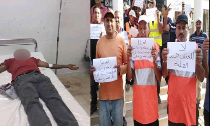 جندوبة: أعوان بلدية بوسالم ينفذون وقفة احتجاجية على خلفية اعتداء طال أحد زملائهم