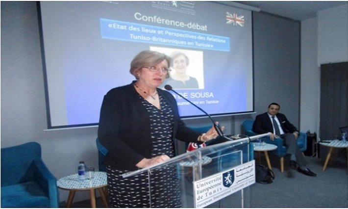 L'Ambassadeur du Royaume-Uni au Campus du Groupe Université Européenne de Tunis