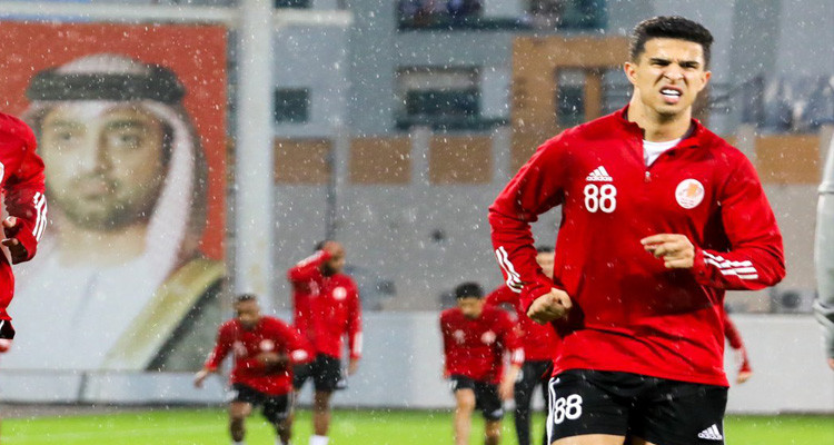 إصابة فراس بالعربي مع نادي عجمان الإماراتي