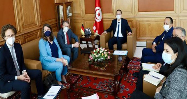 فحوى لقاء وزير أملاك الدولة  بسفير جمهورية ألمانيا الاتحادية